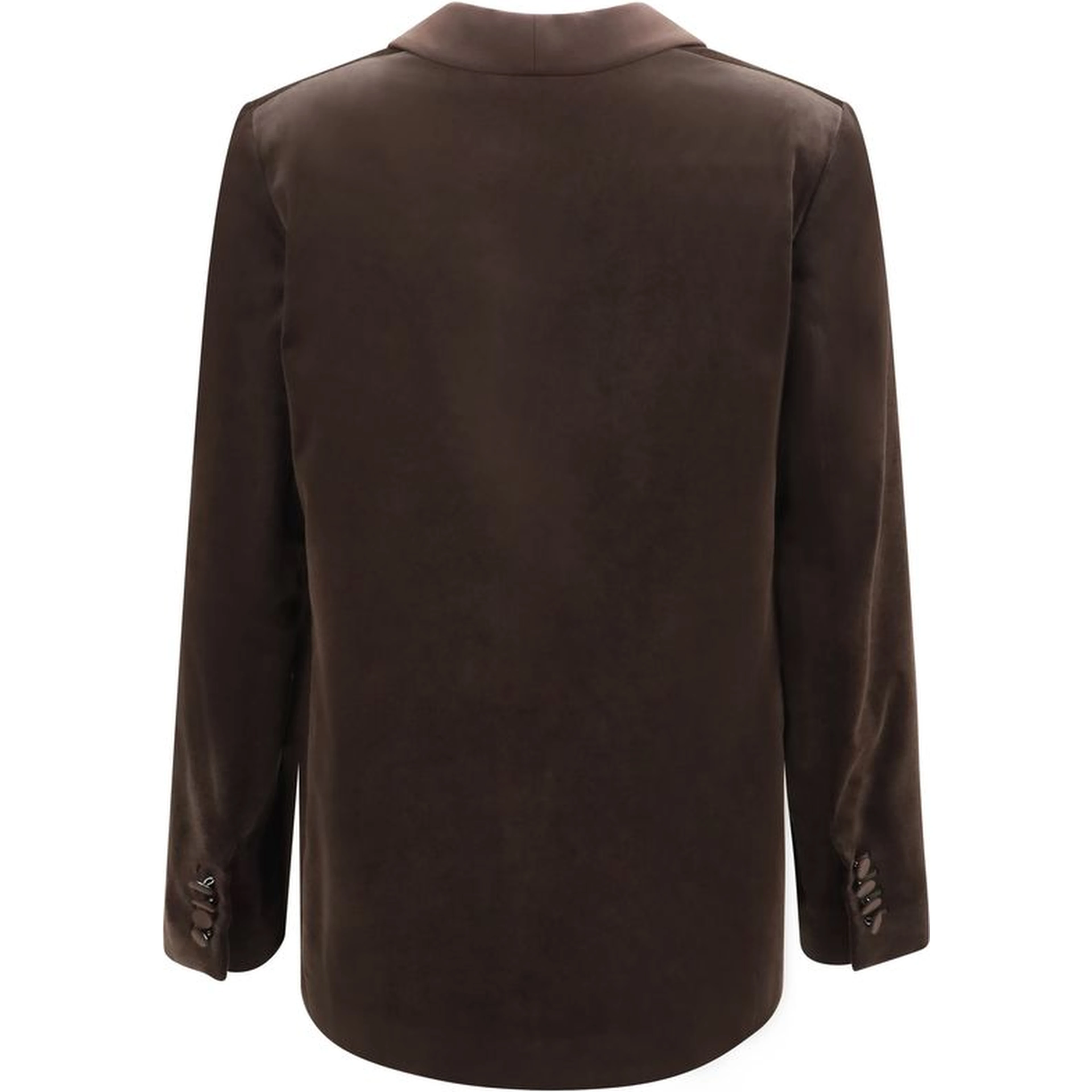 Brown Cotton Blazer