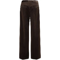 Brown Cotton Pants