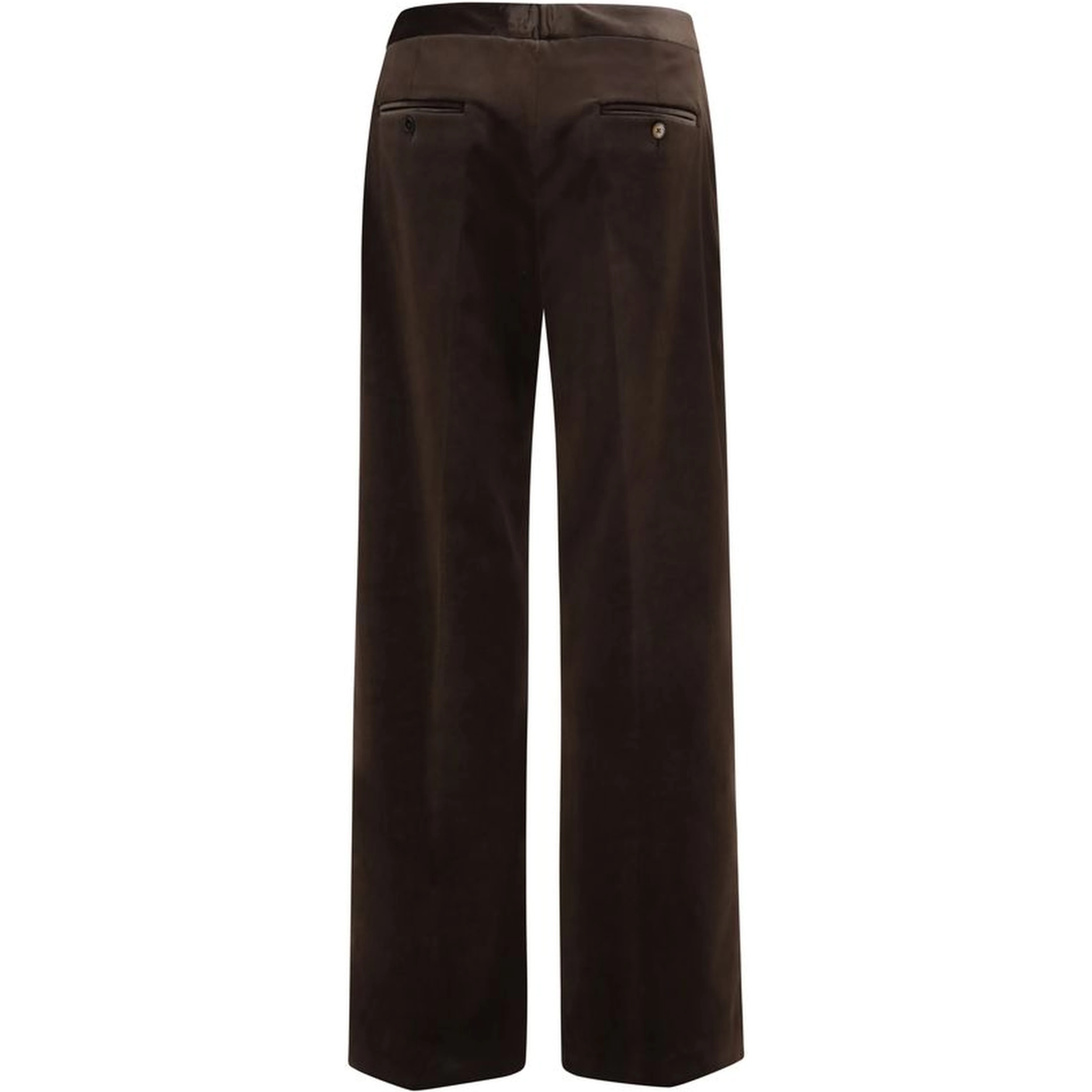 Brown Cotton Pants