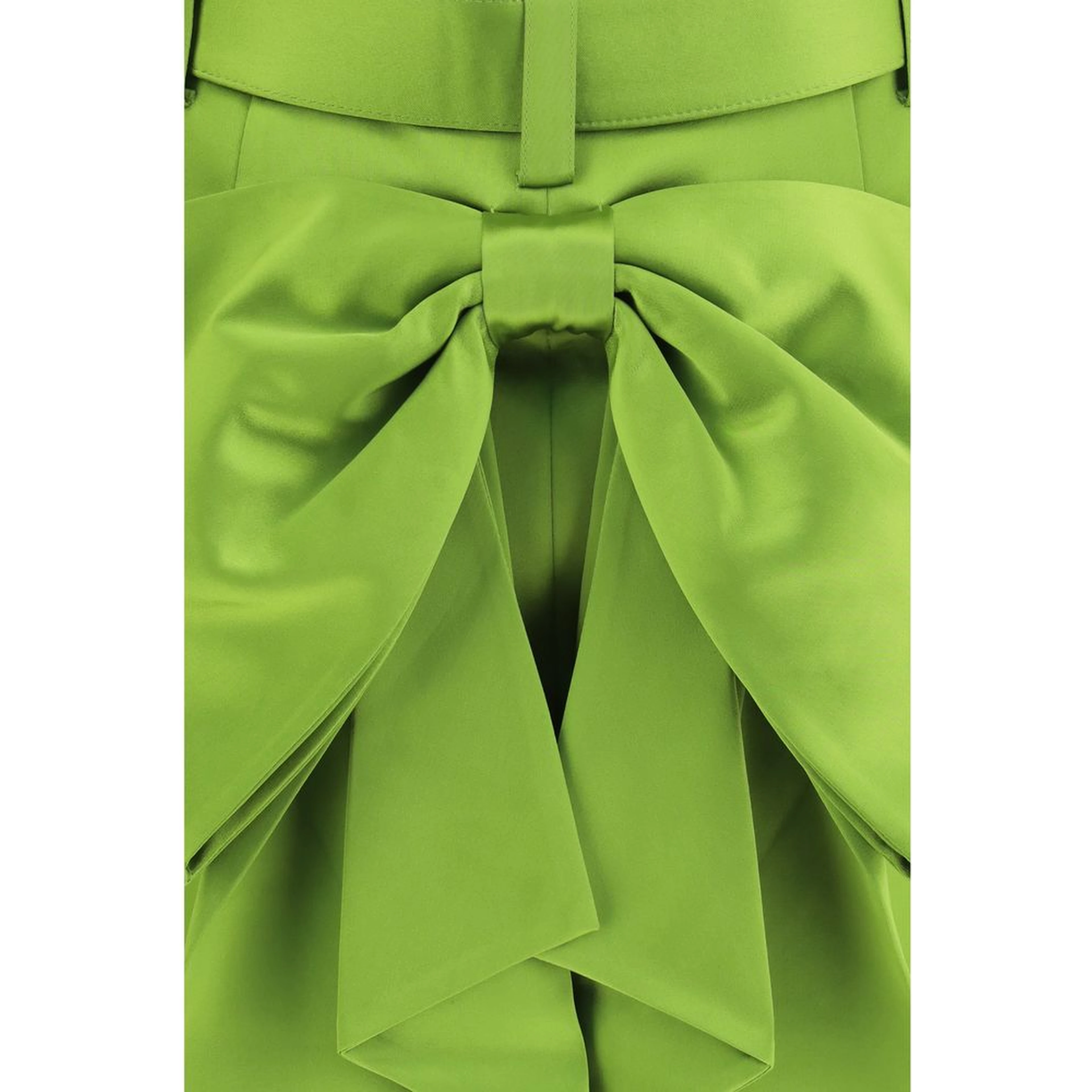 Bicolor Polyester Mini Skirt