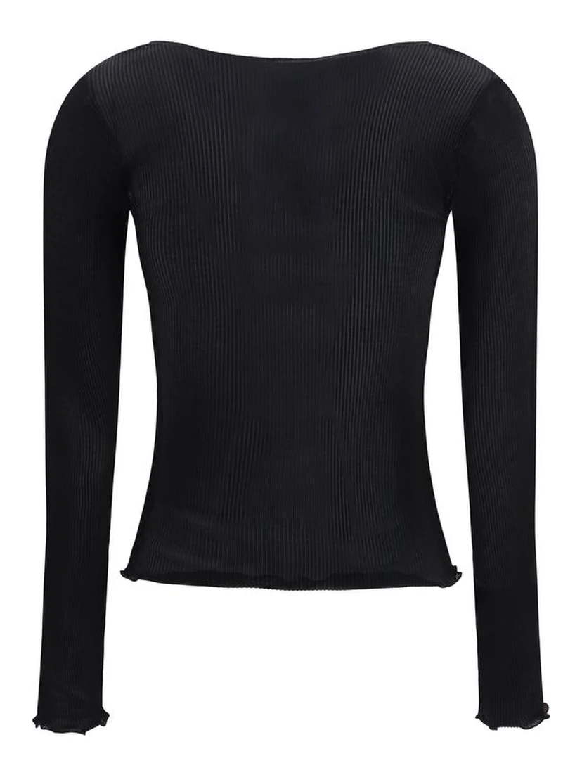 Black Silk Blouse
