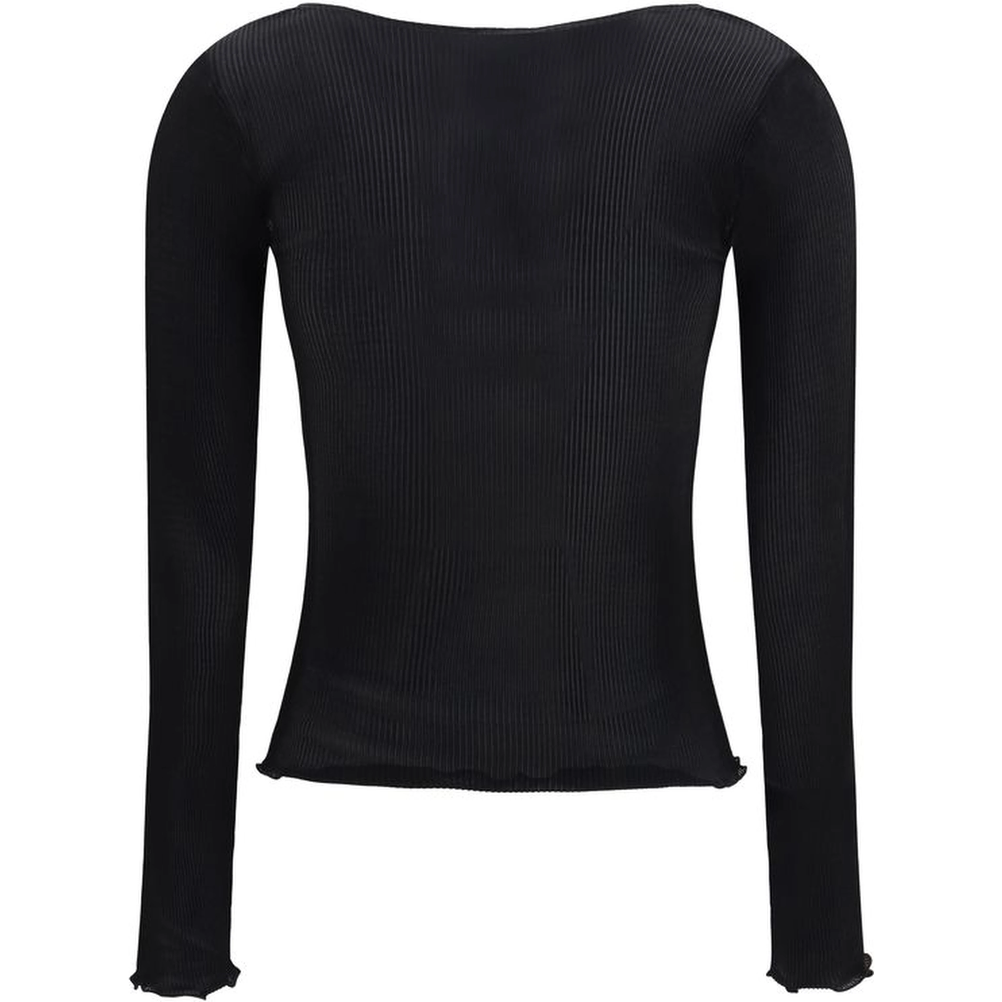 Black Silk Blouse