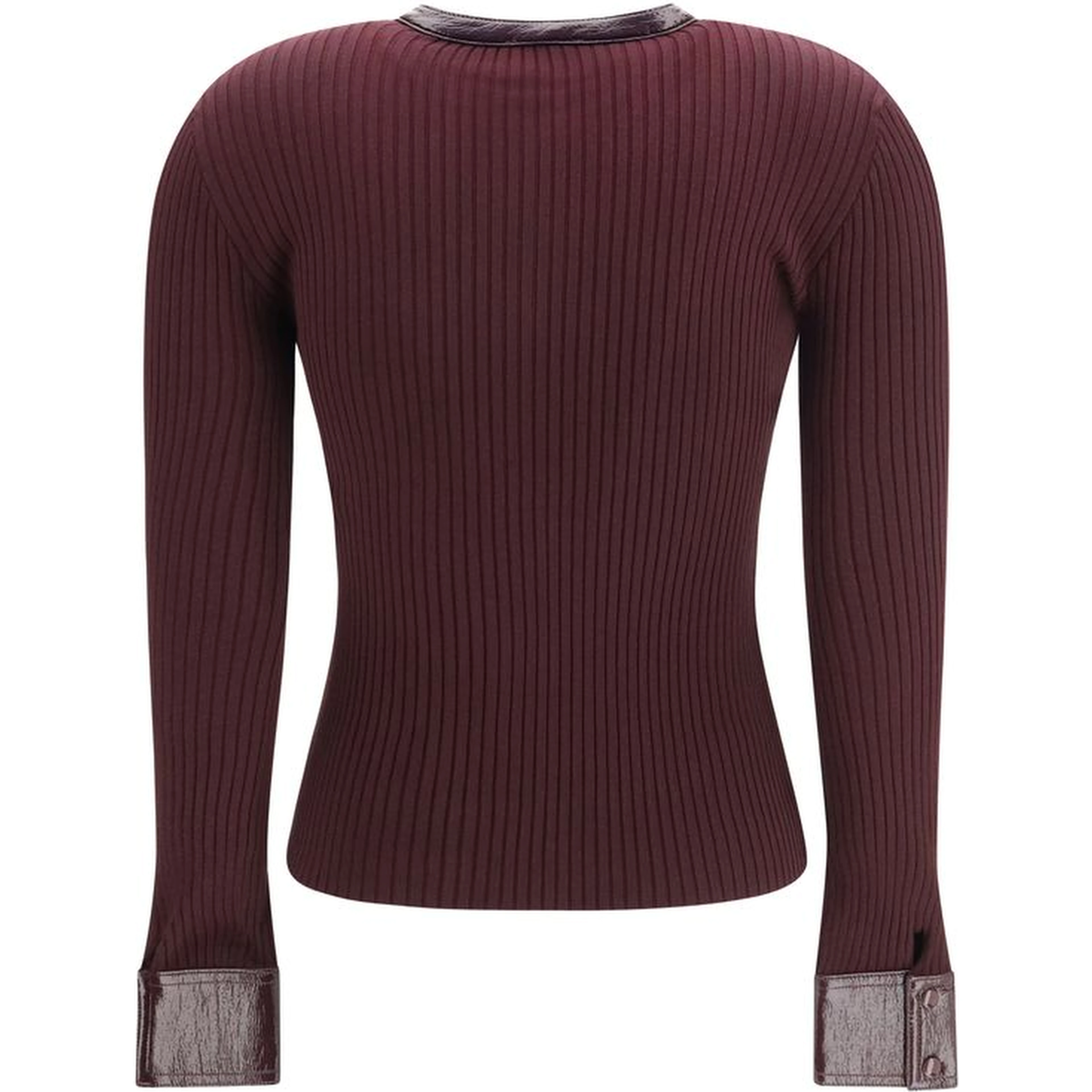 Bordeaux Viscose Cardigan