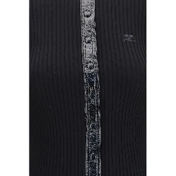 Black Viscose Cardigan