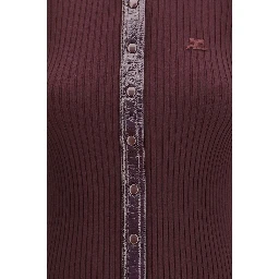 Bordeaux Viscose Cardigan