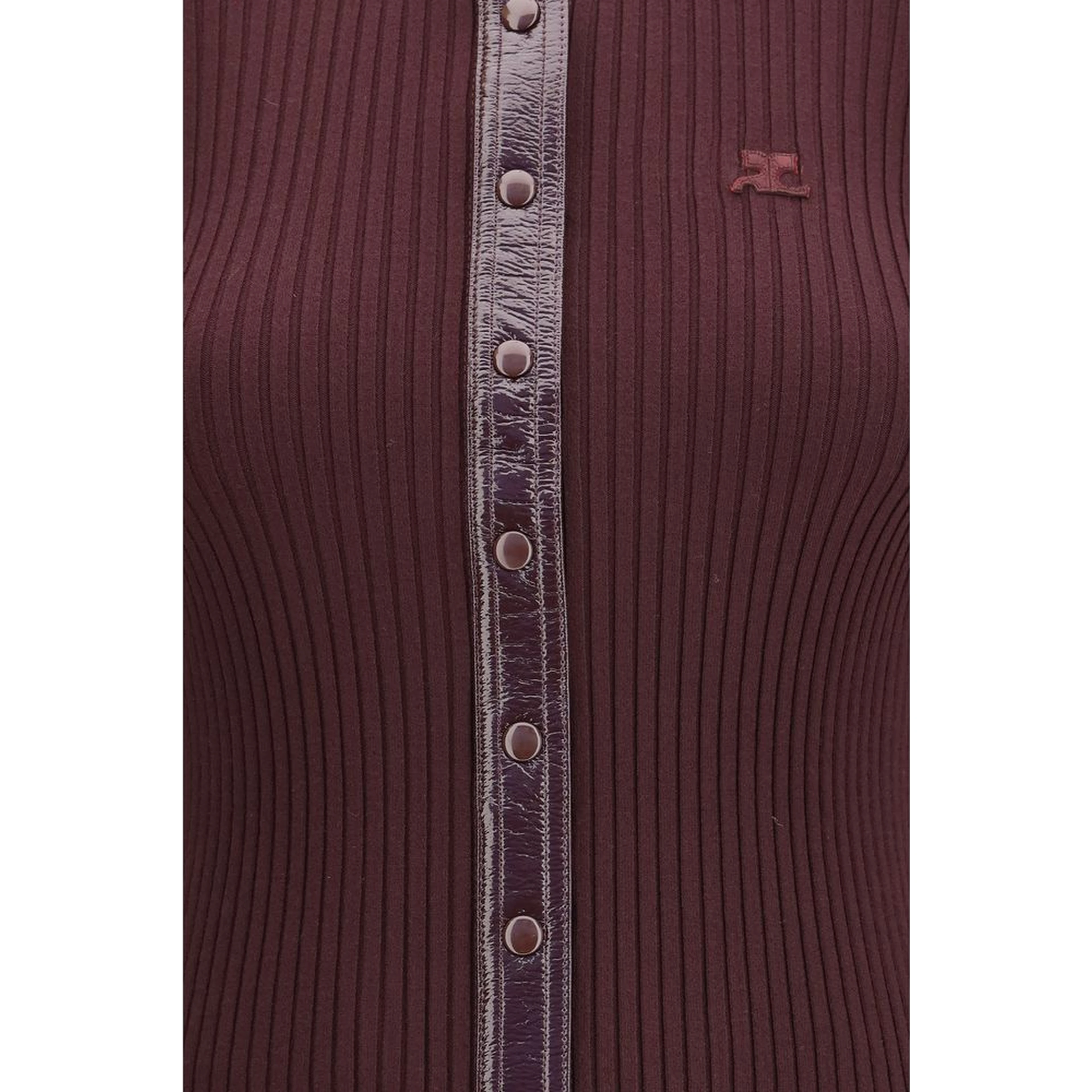 Bordeaux Viscose Cardigan