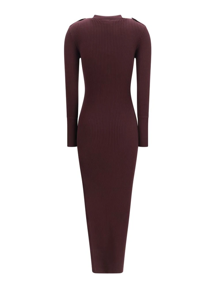 Purple Viscose Long Dress alternative