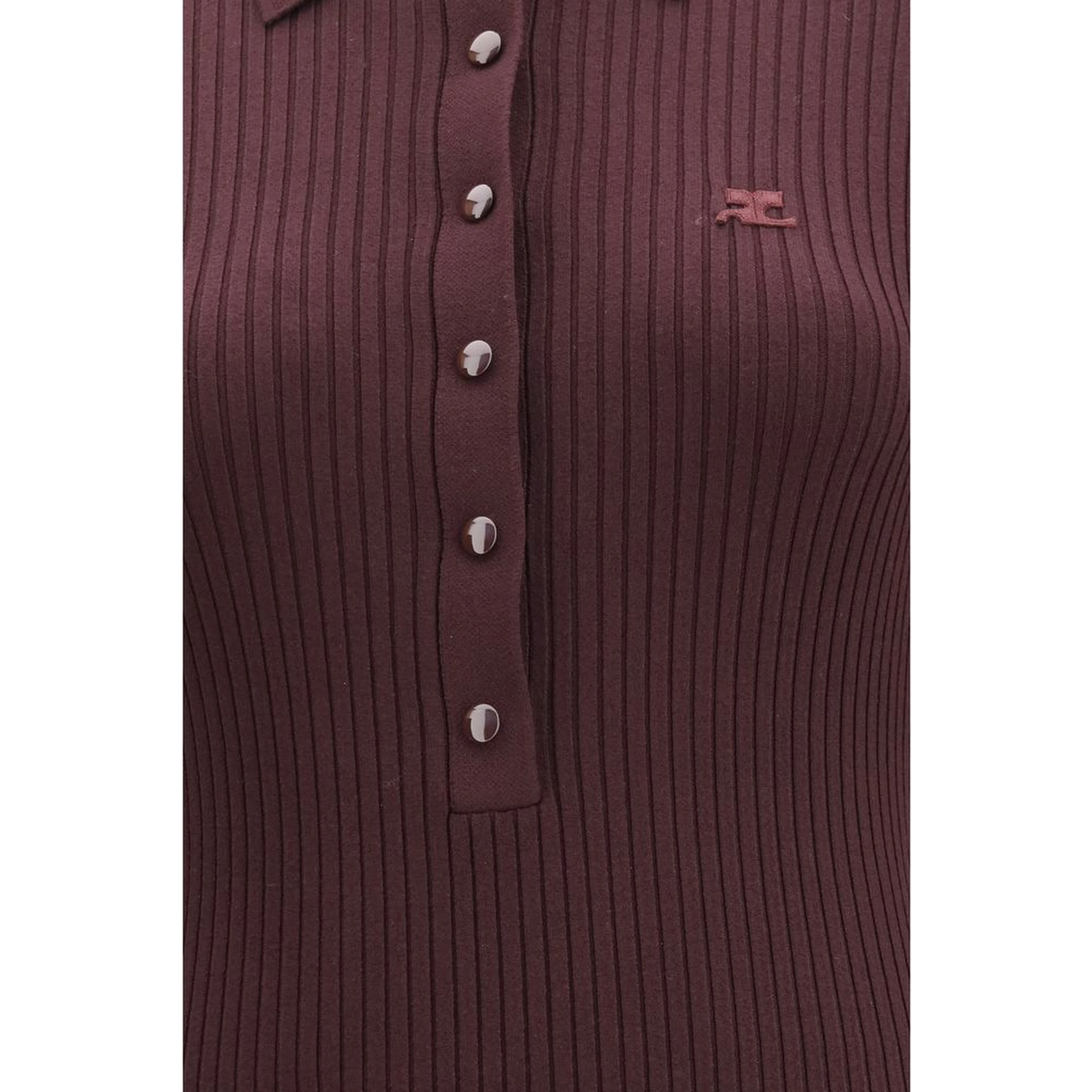 Purple Viscose Long Dress