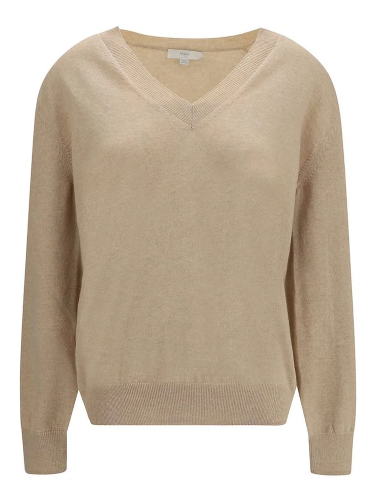 Beige Cashmere Sweater