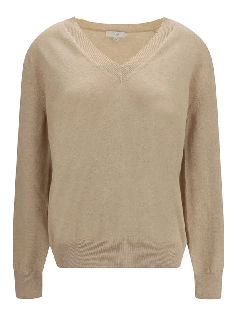 Beige Cashmere Sweater