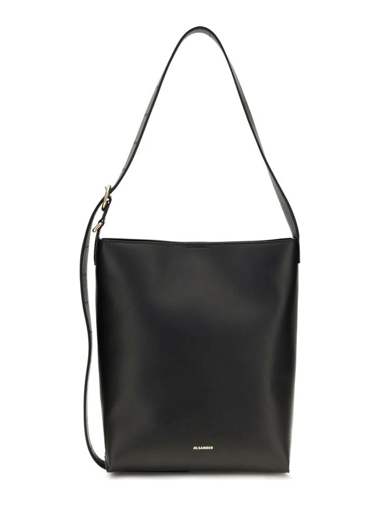 Black Calf Leather Bos Taurus Handbag