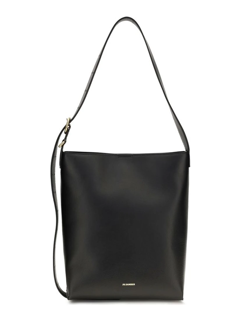 Black Calf Leather Bos Taurus Handbag