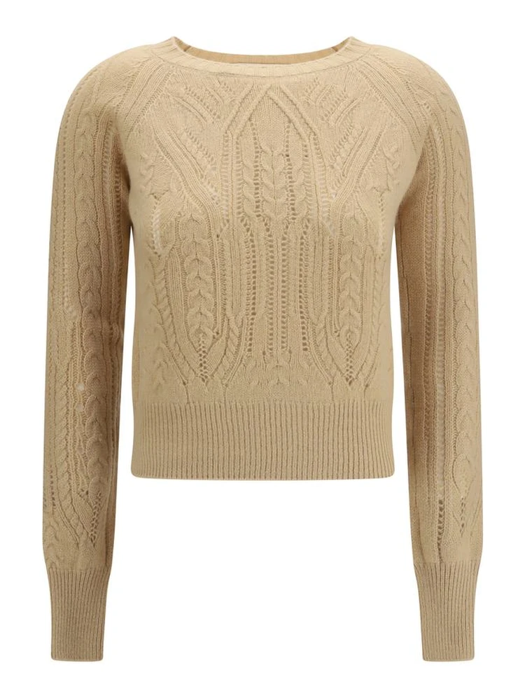 Beige Cashmere Sweater