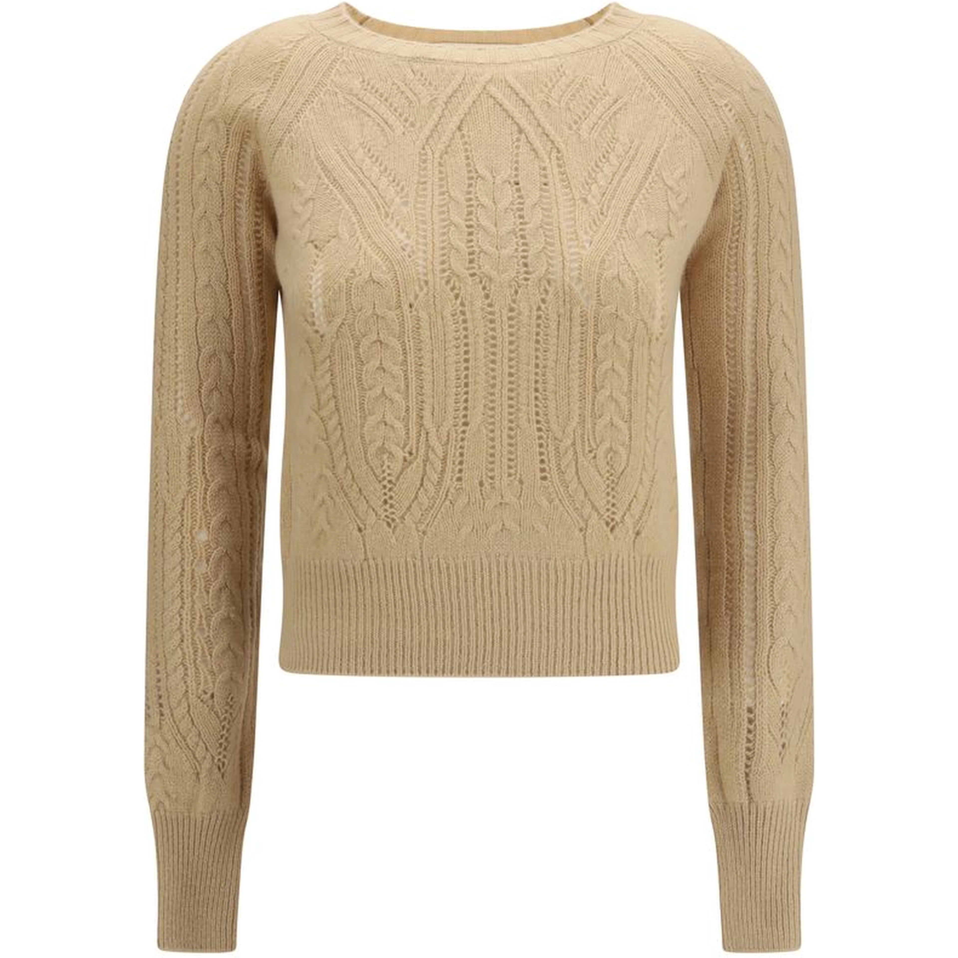 Beige Cashmere Sweater