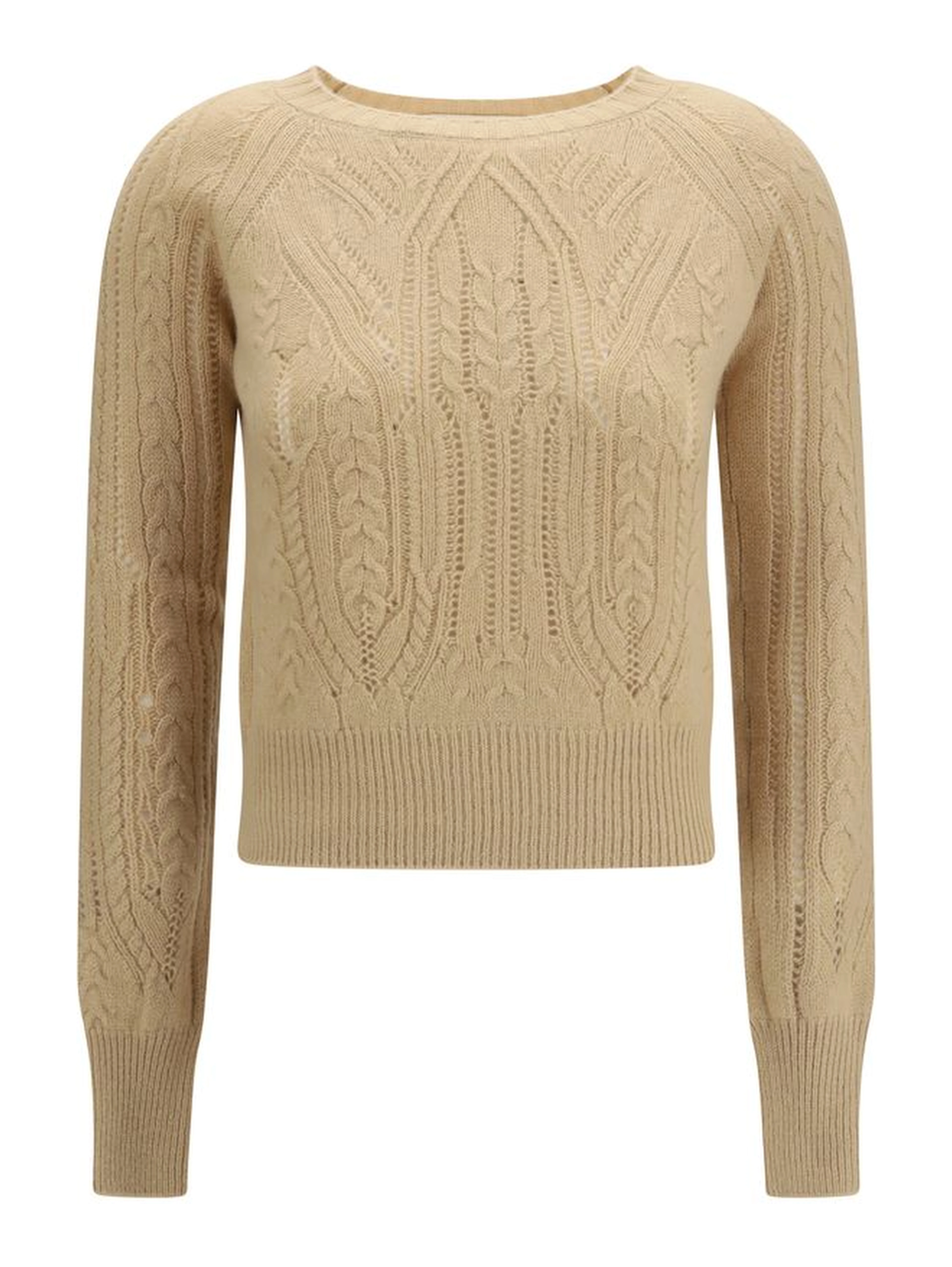 Beige Cashmere Sweater