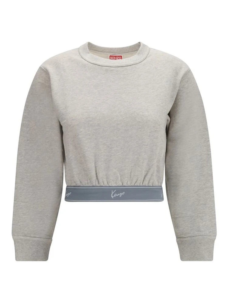 Gray Cotton Sweatshirt