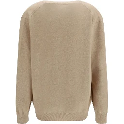 Beige Cashmere Sweater
