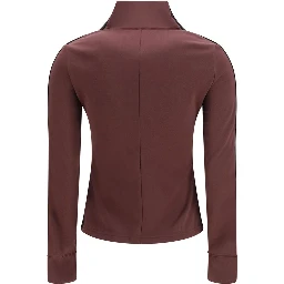 Bordeaux Polyester Sweatshirt