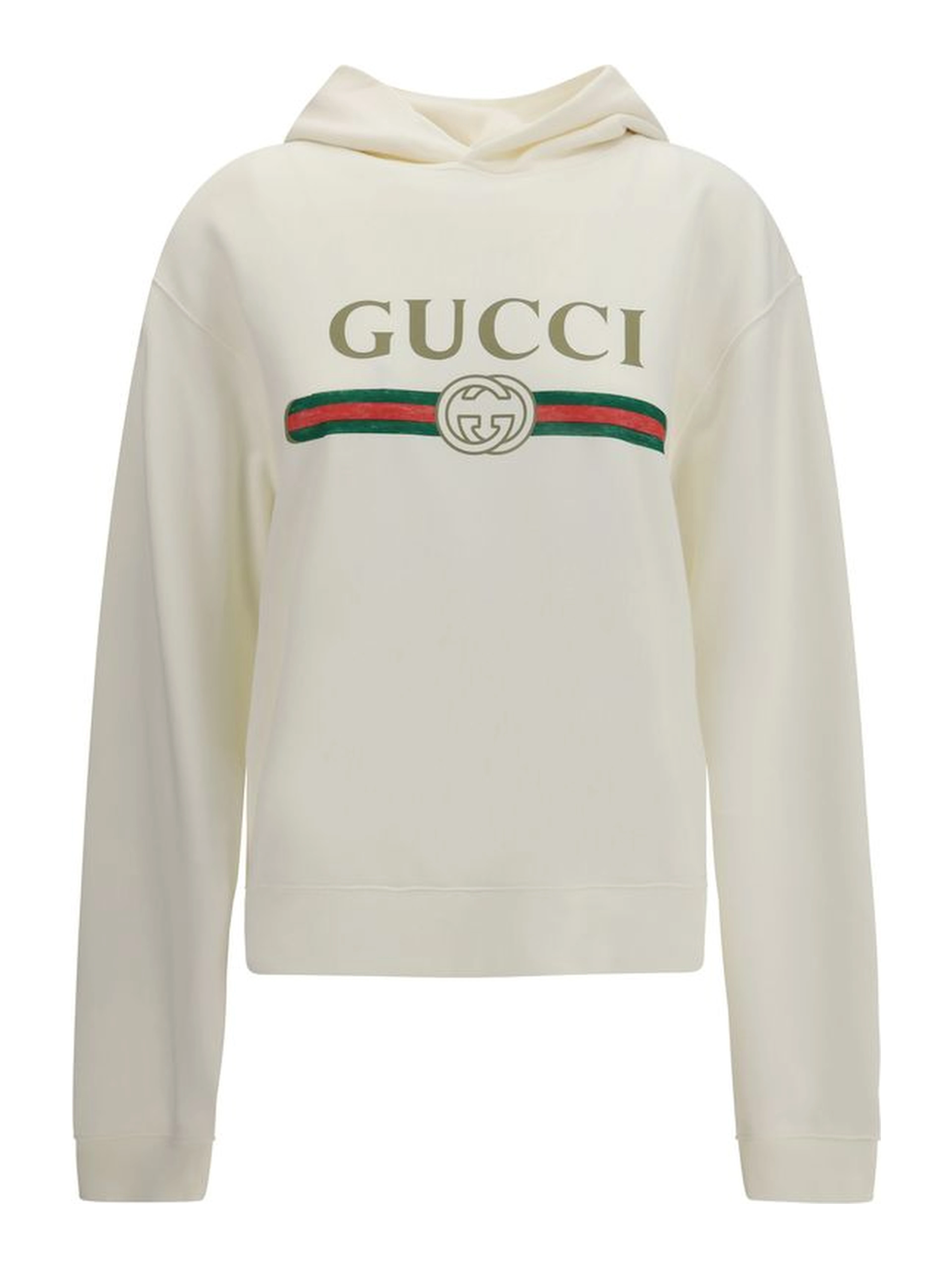 White Cotton Sweatshirt