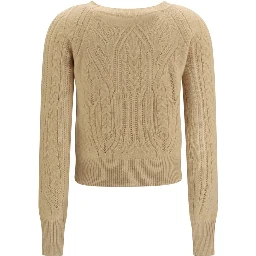 Beige Cashmere Sweater