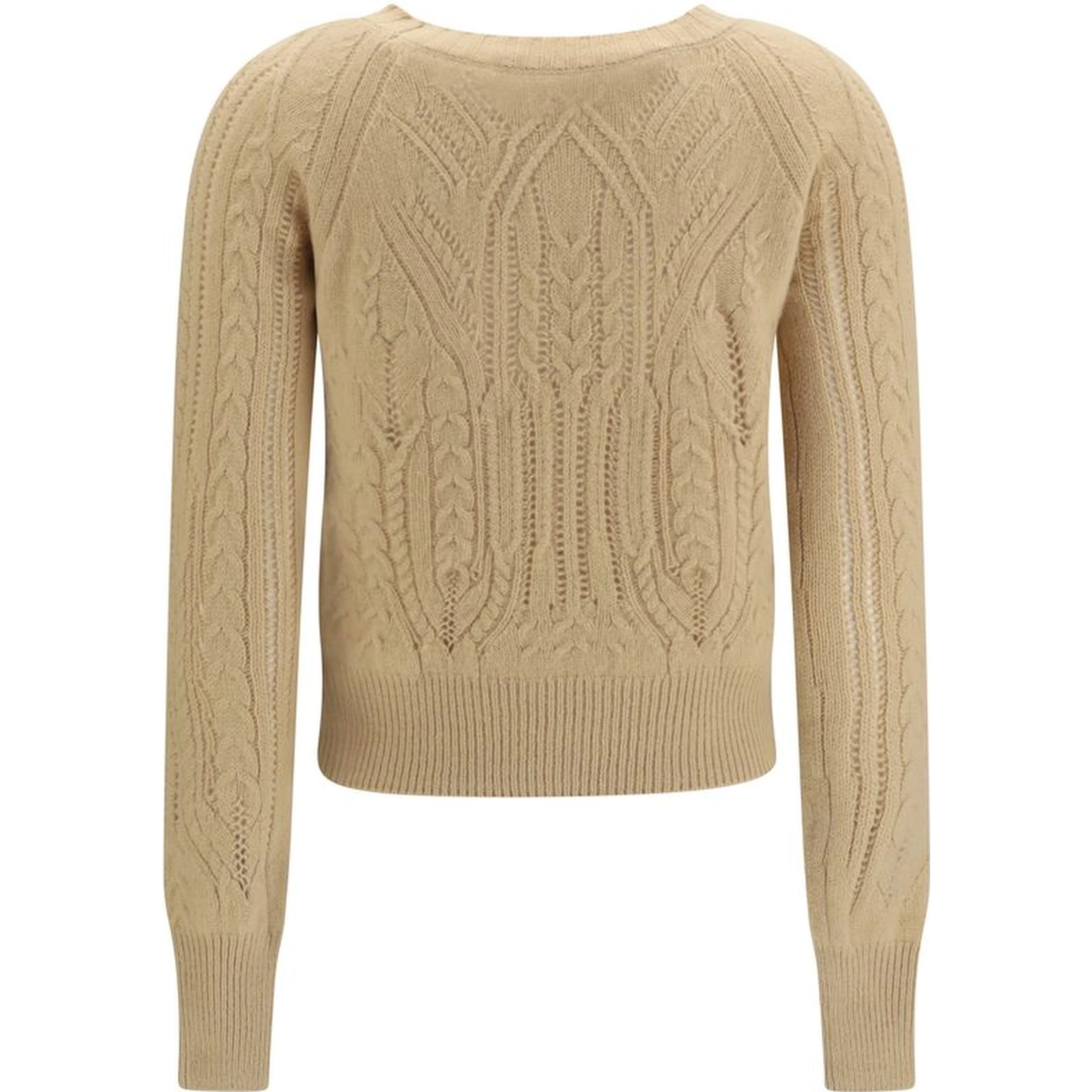 Beige Cashmere Sweater