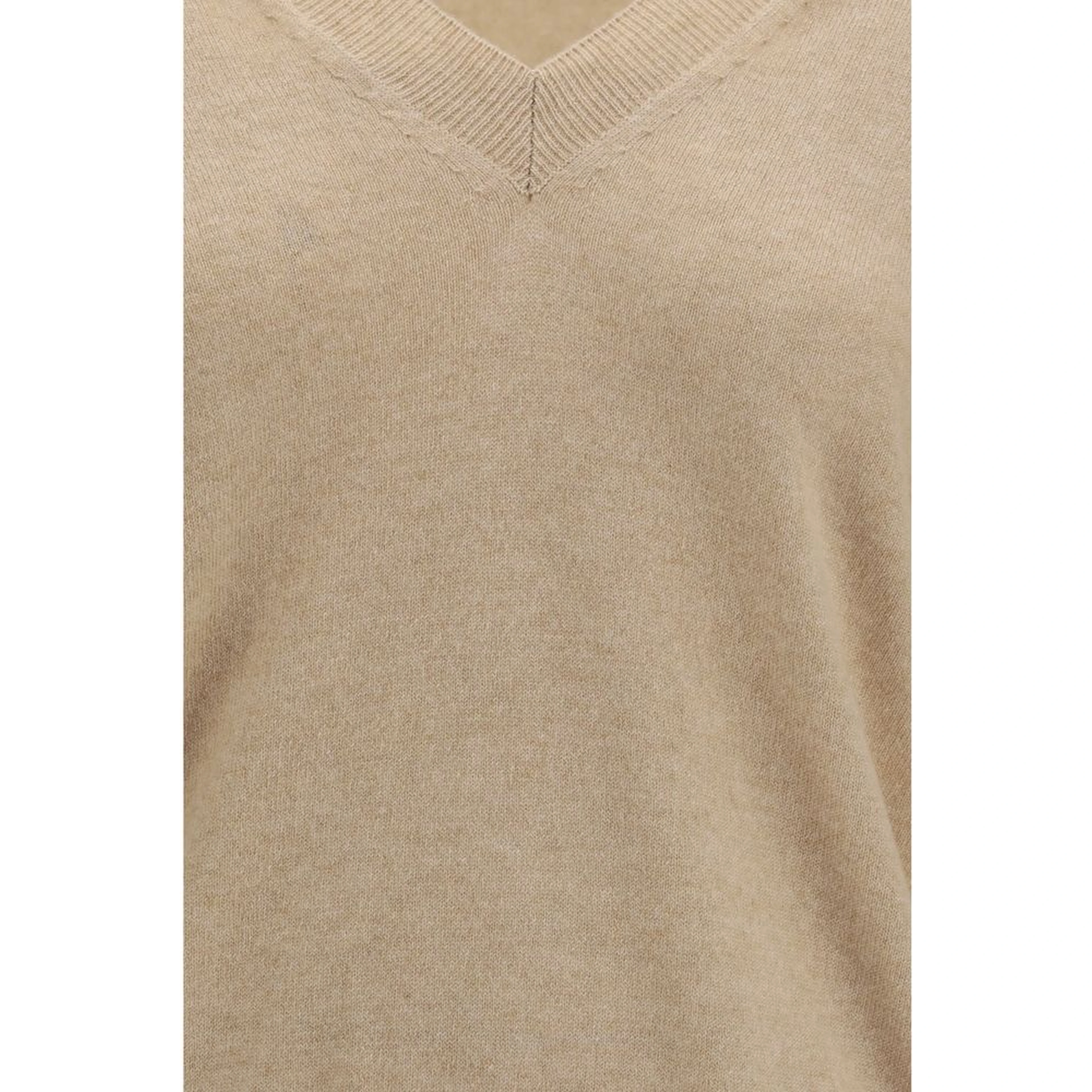 Beige Cashmere Sweater
