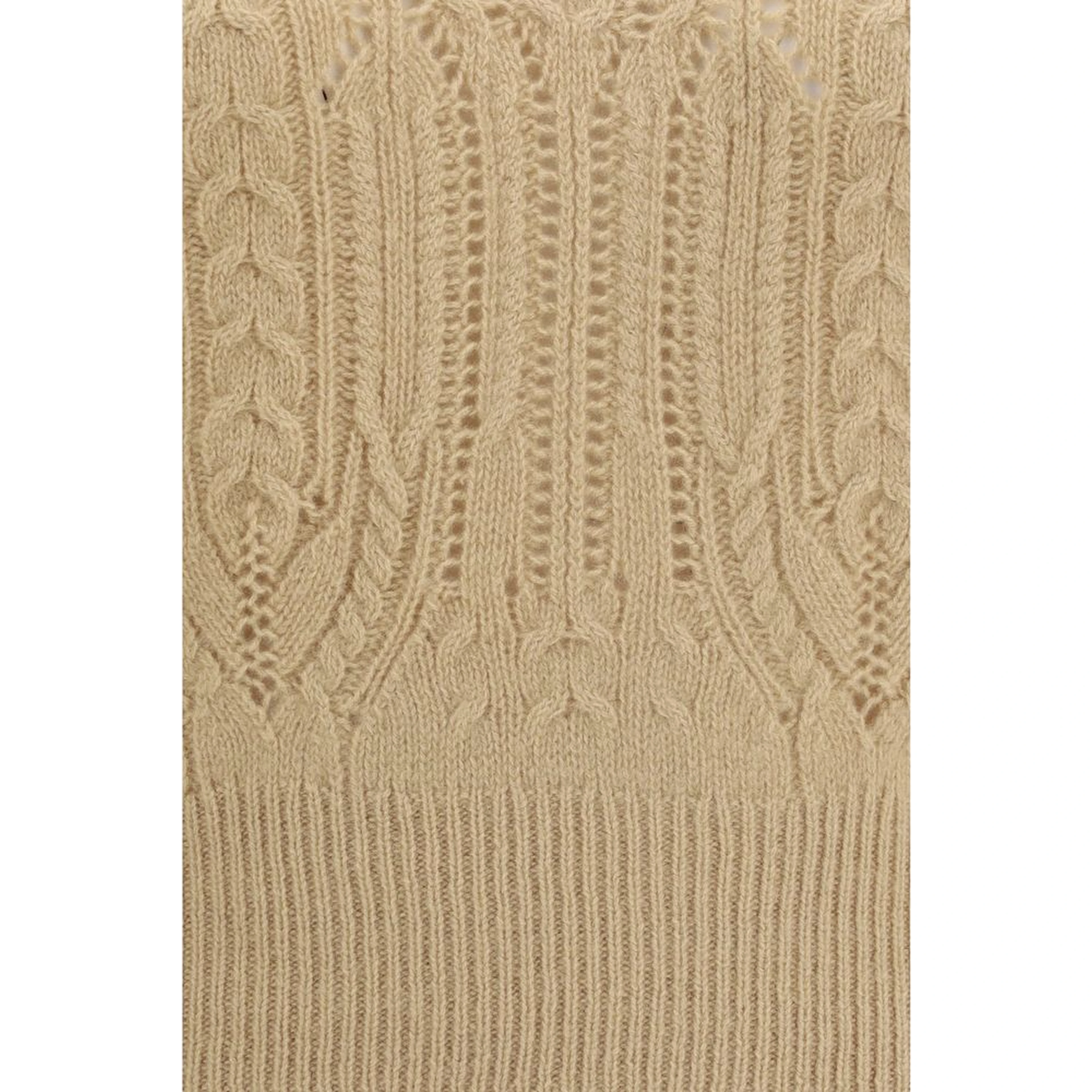 Beige Cashmere Sweater