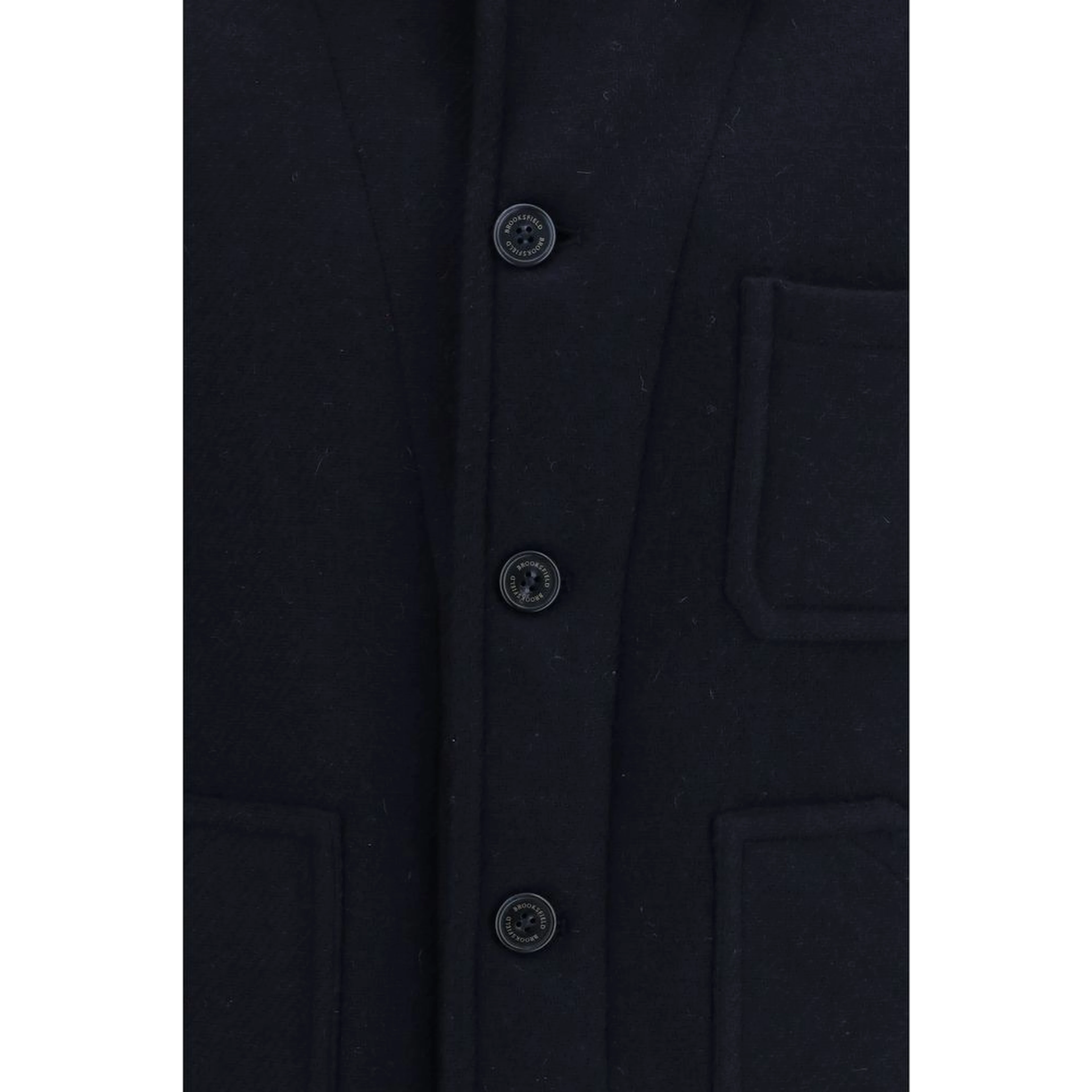 Blue Wool Oves Aries Full-Length Jacket