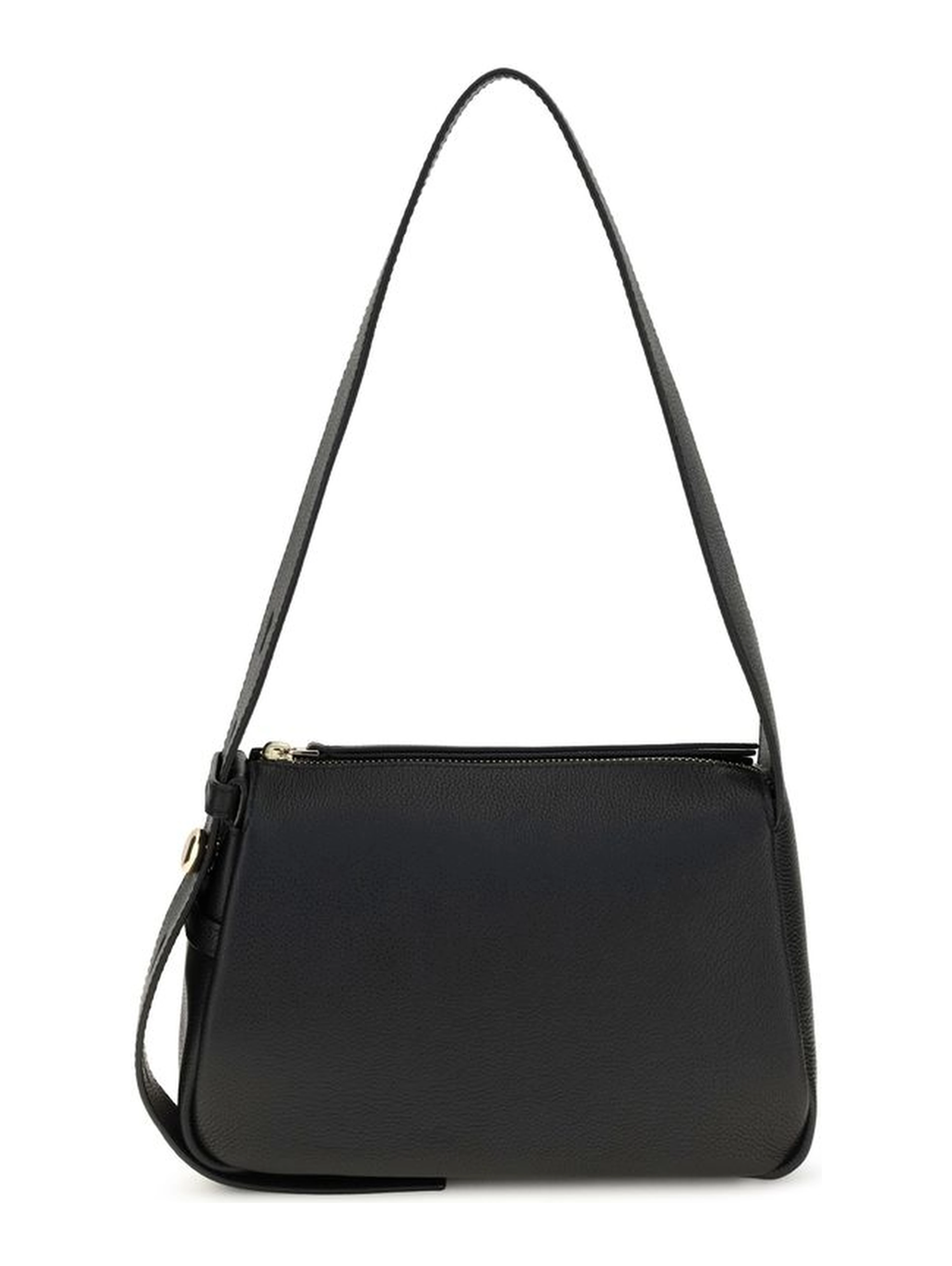 Black Calf Leather Bos Taurus Shoulder Bag