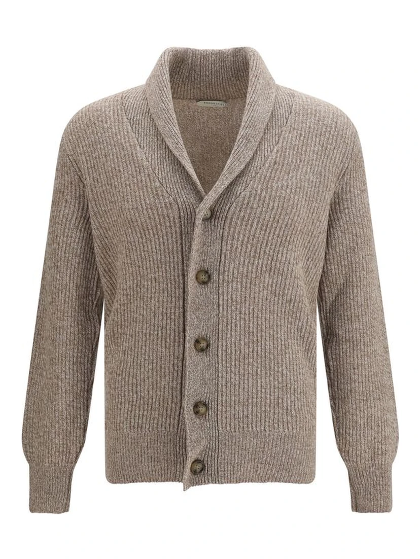 Beige Wool Oves Aries Cardigan