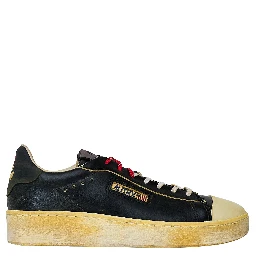 Sneakers Dallas Vintage Low In Pelle, Nabuk Nera