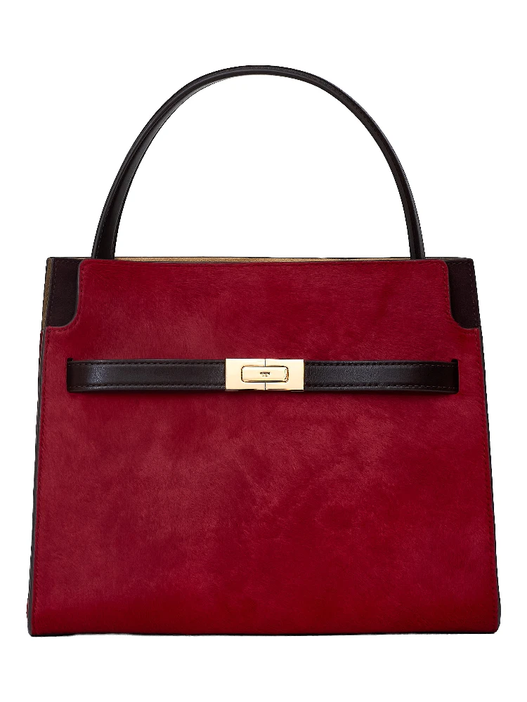 Lee Radziwill Haircalf Small Double Bag