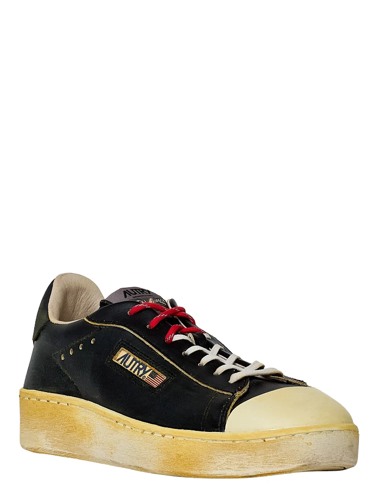 Sneakers Dallas Vintage Low In Pelle, Nabuk Nera alternative