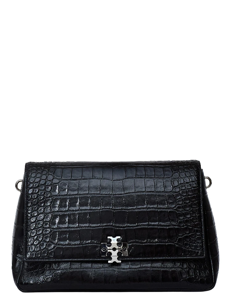 Charlie Embossed Croc Shoulder Bag