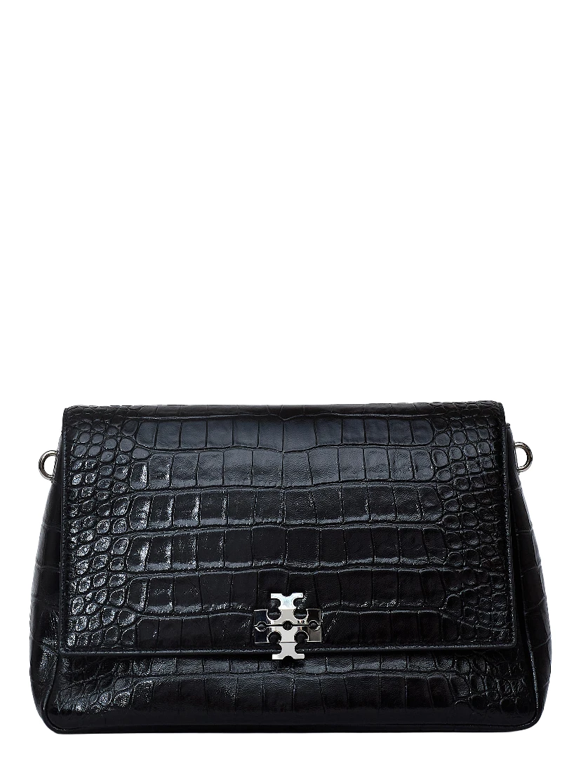 Charlie Embossed Croc Shoulder Bag