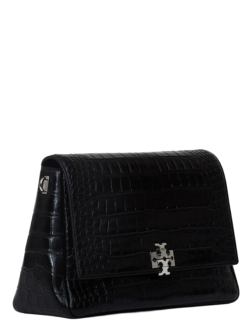 Charlie Embossed Croc Shoulder Bag