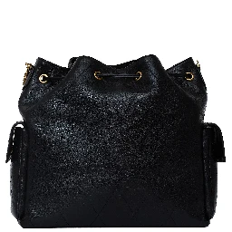 Charlie Quilted Large Drawstring Shoulder Bag