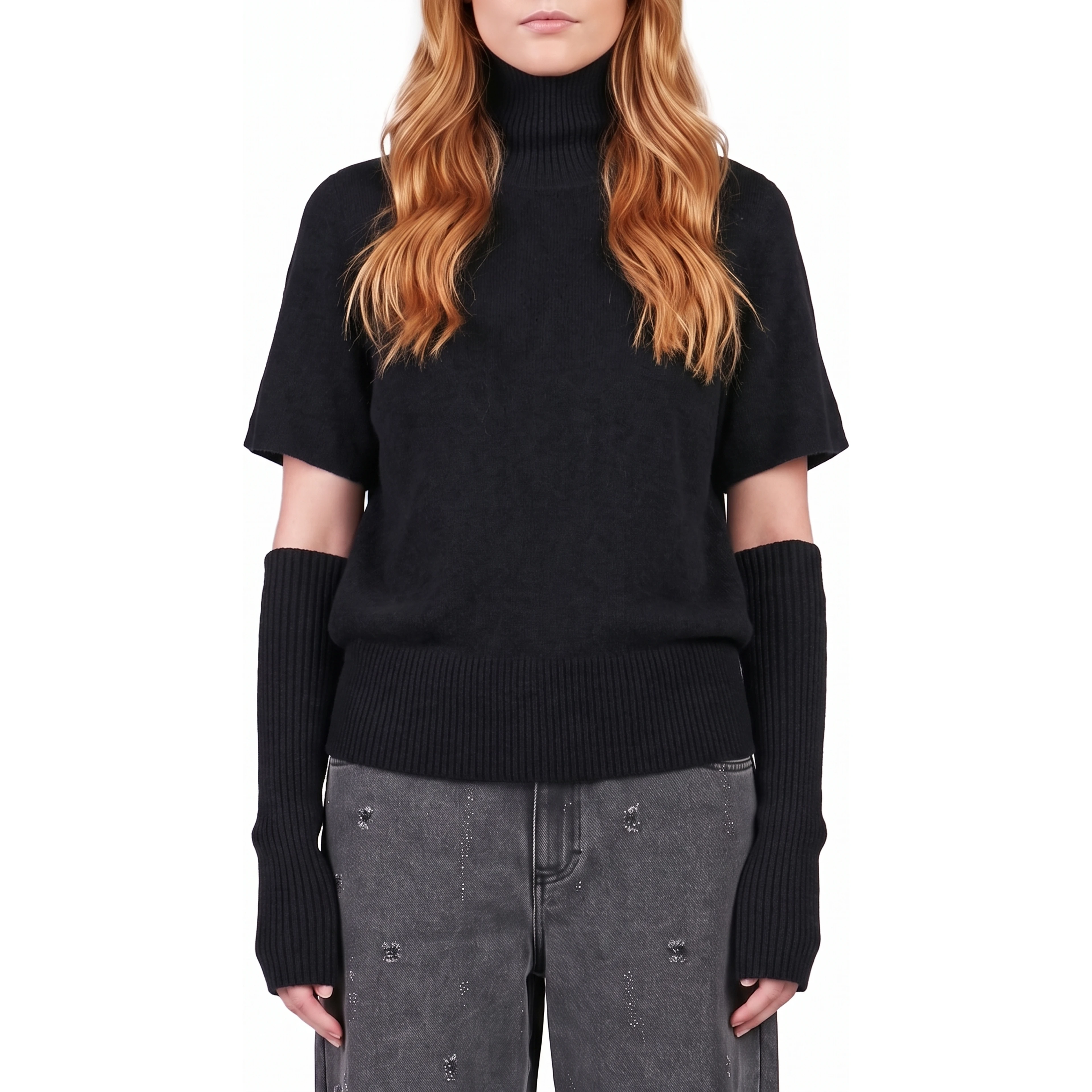 Sleeve-top shirt