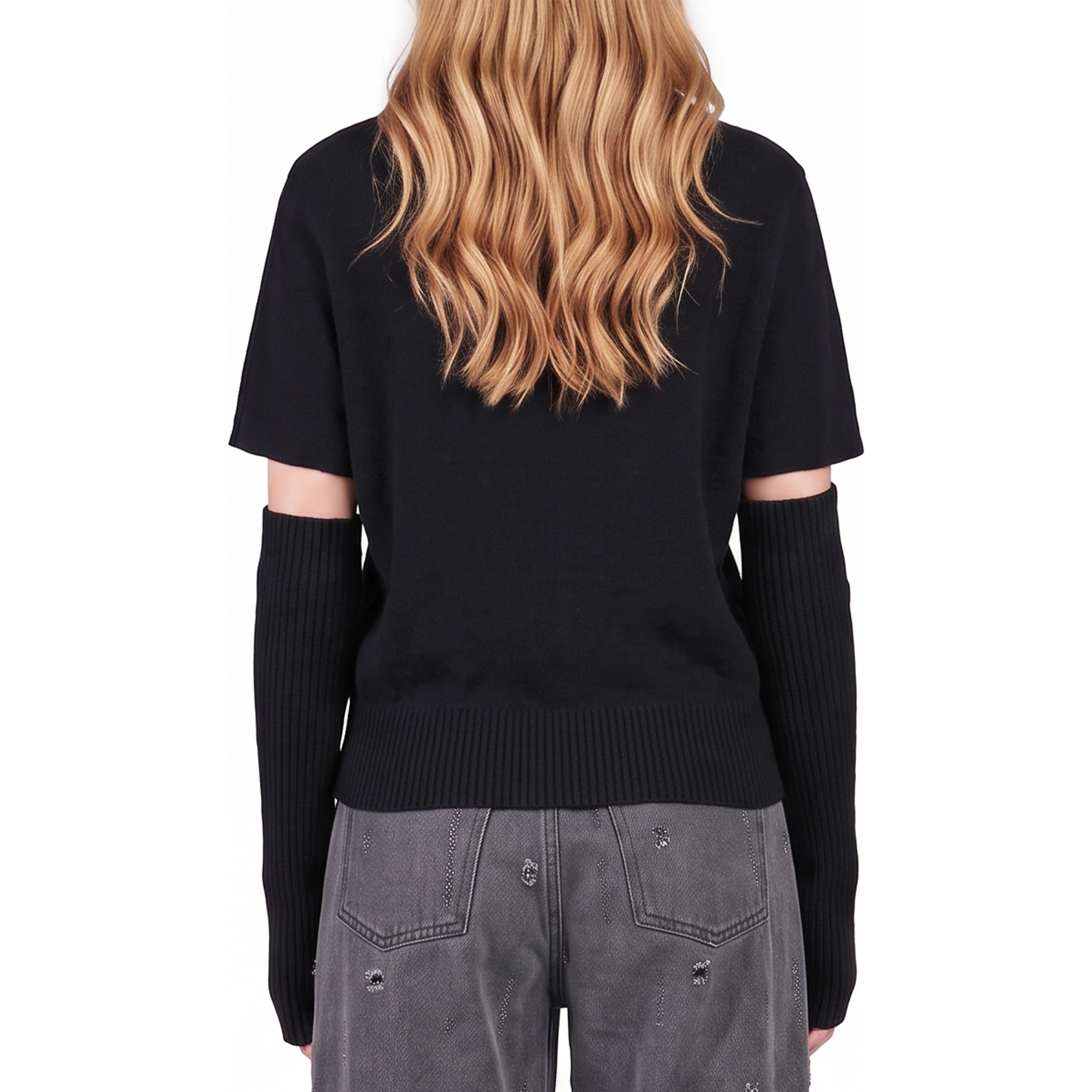 Sleeve-top shirt