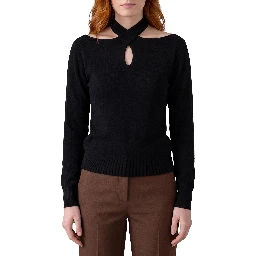Cross-neck top