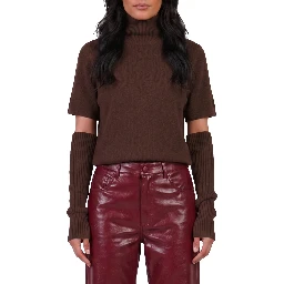 Sleeve-top shirt