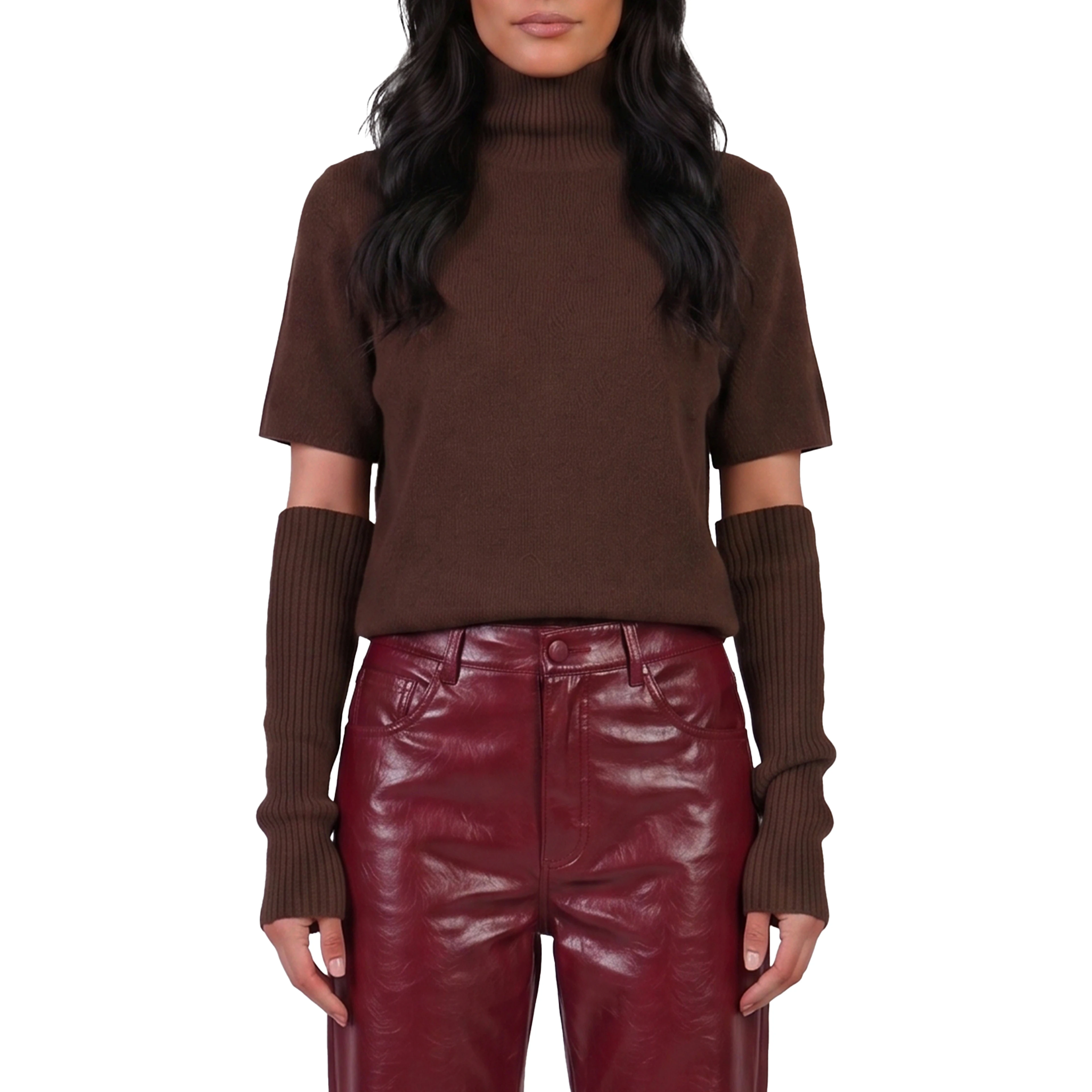 Sleeve-top shirt
