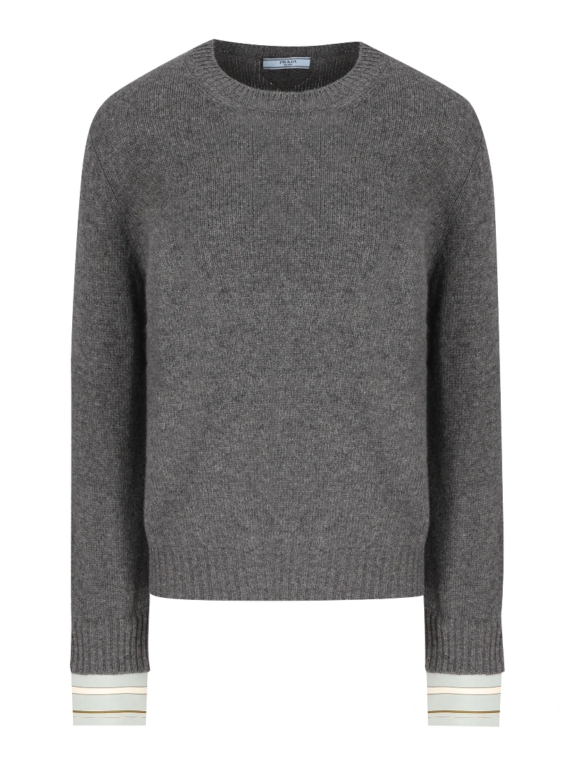 Prada Sweaters Grey