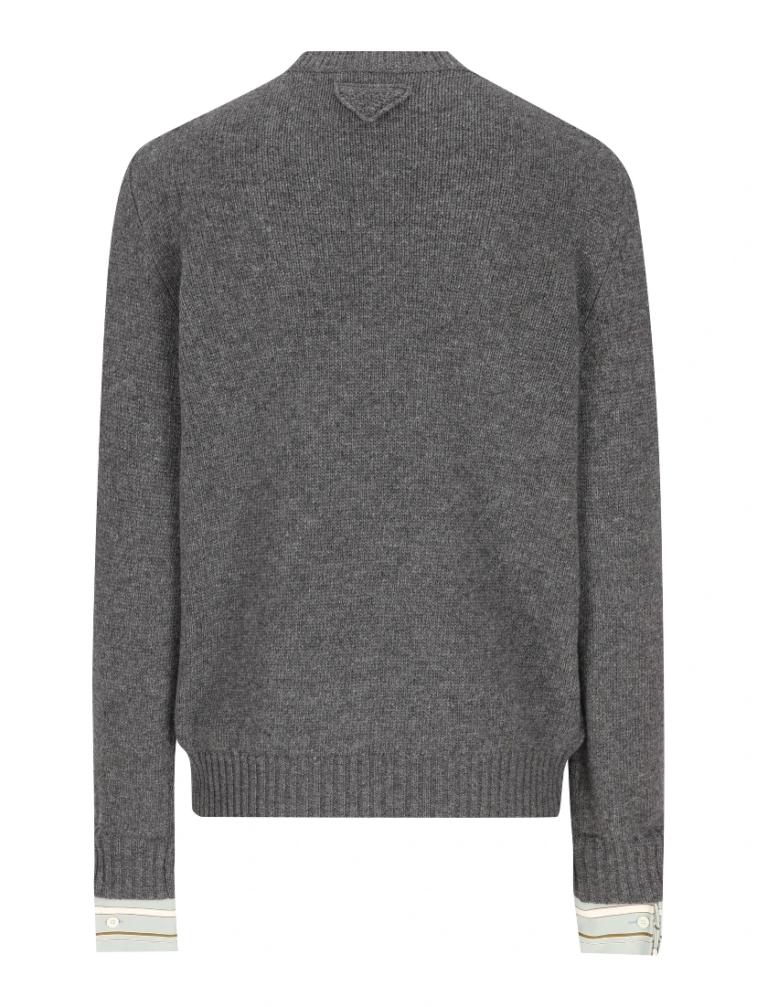 Prada Sweaters Grey