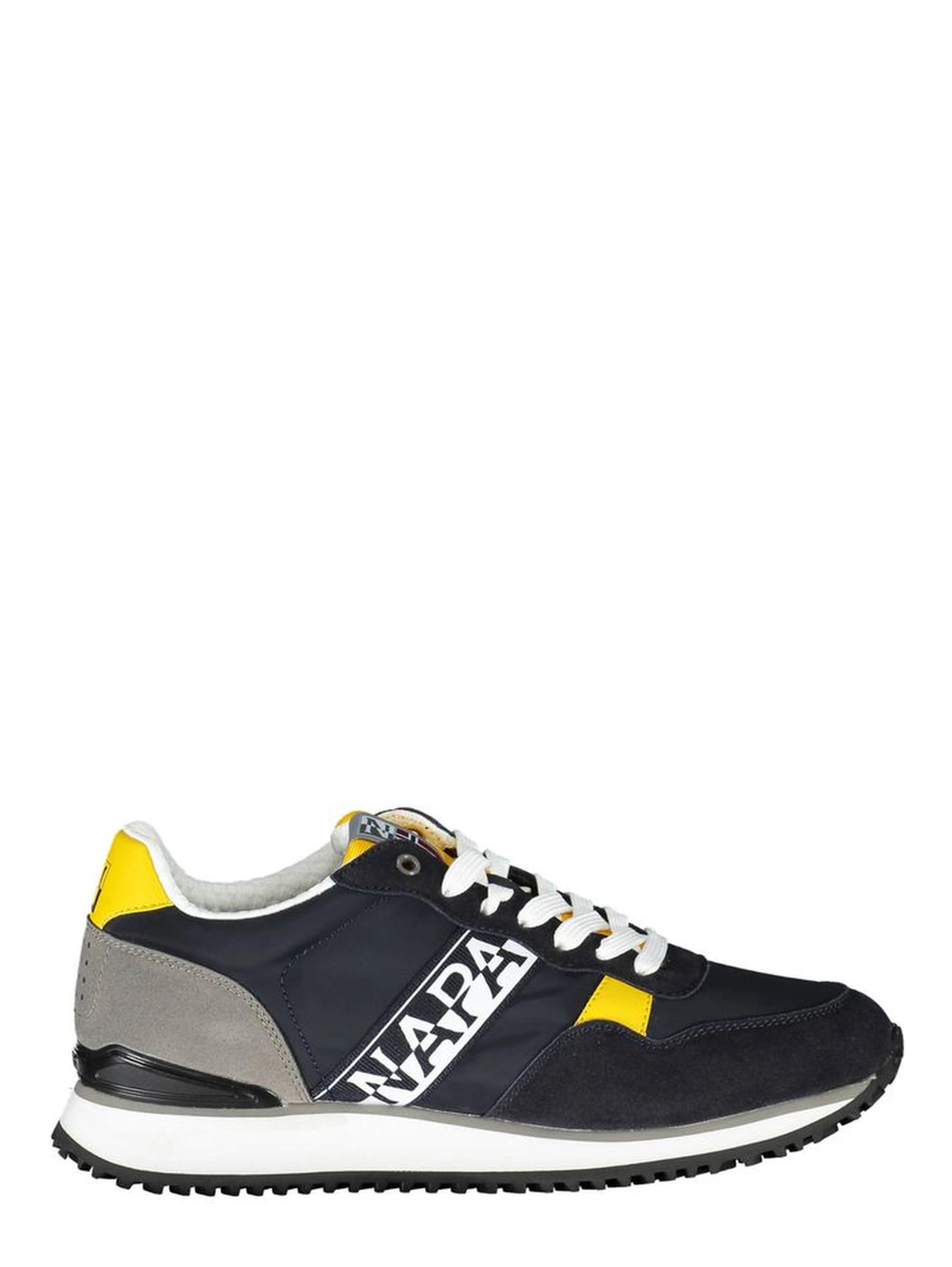 Blue Polyester Men's Sneaker