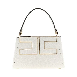 White Polyester Handbag