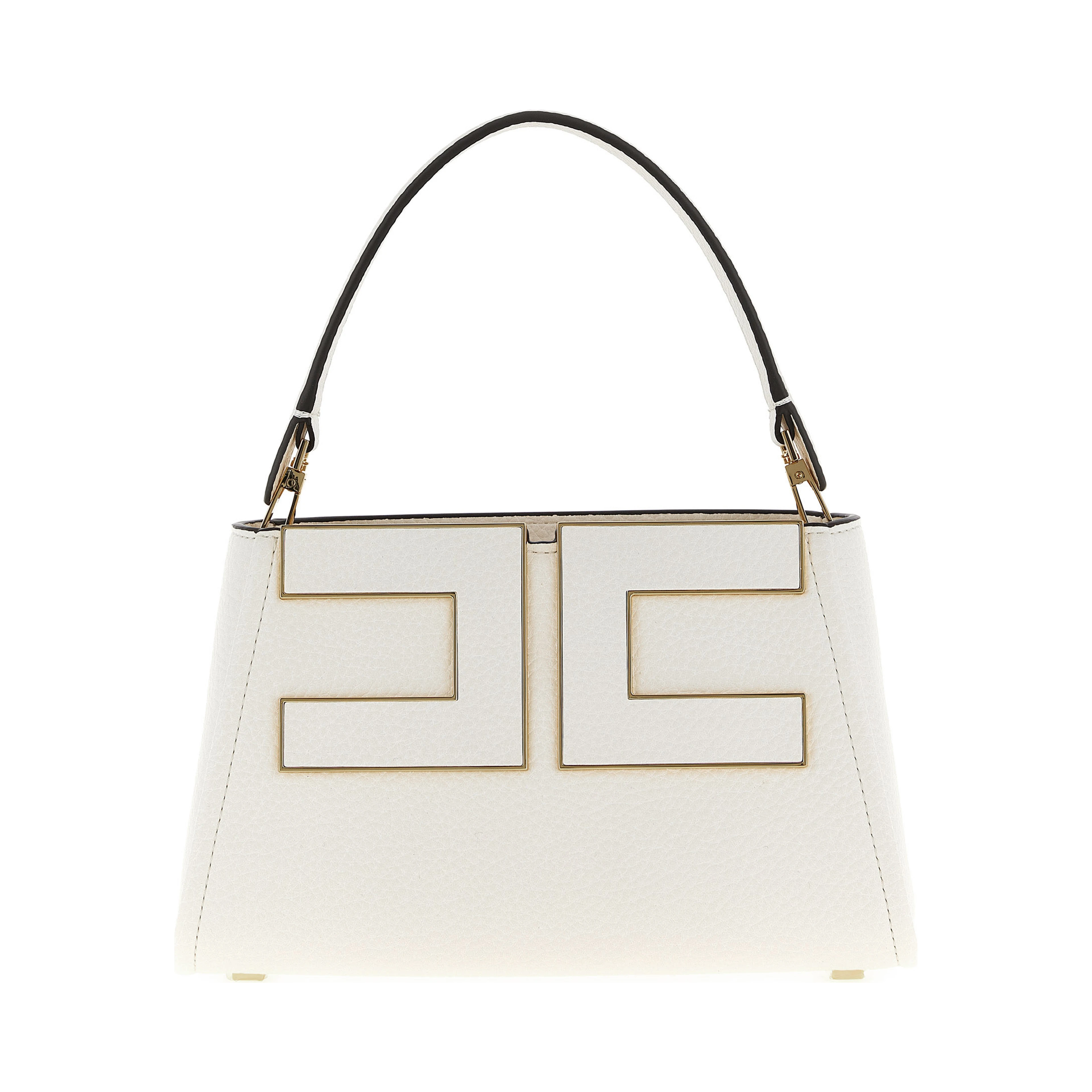 White Polyester Handbag