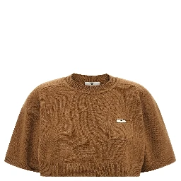 Brown Wool Sweatshirt