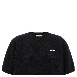 Black Wool Sweatshirt
