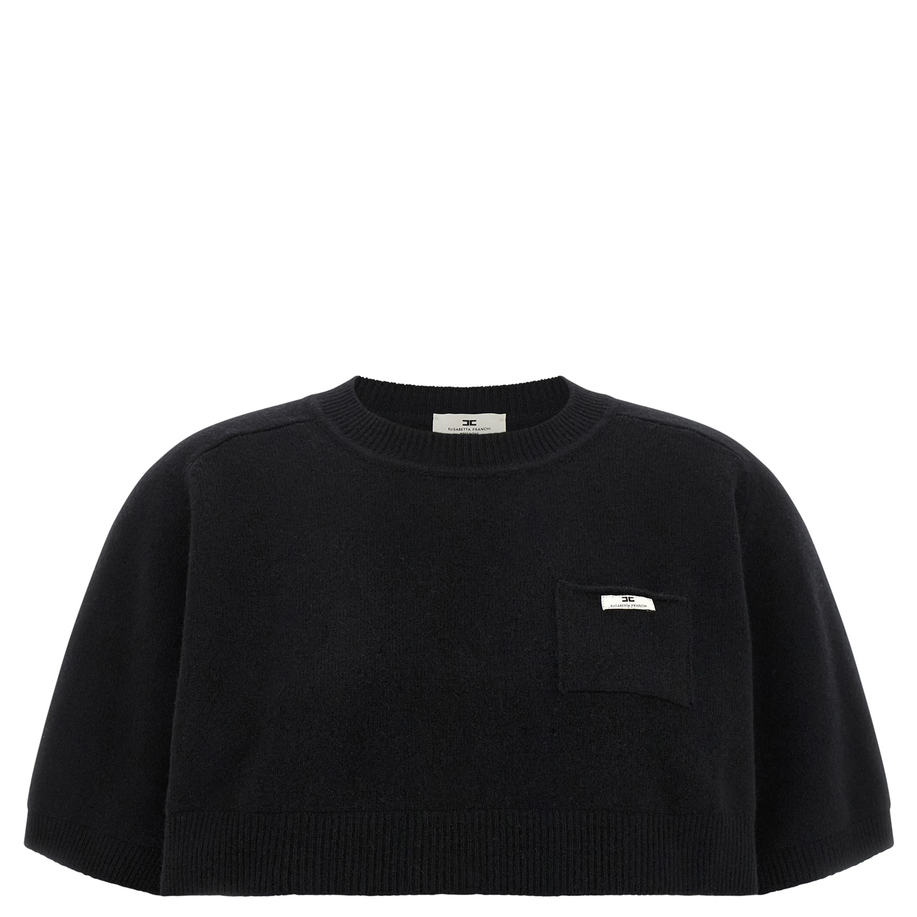 Black Wool Sweatshirt
